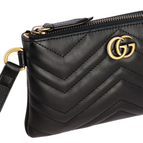 pochette gucci donna prezzo ufficiale|gucci zipper pouch.